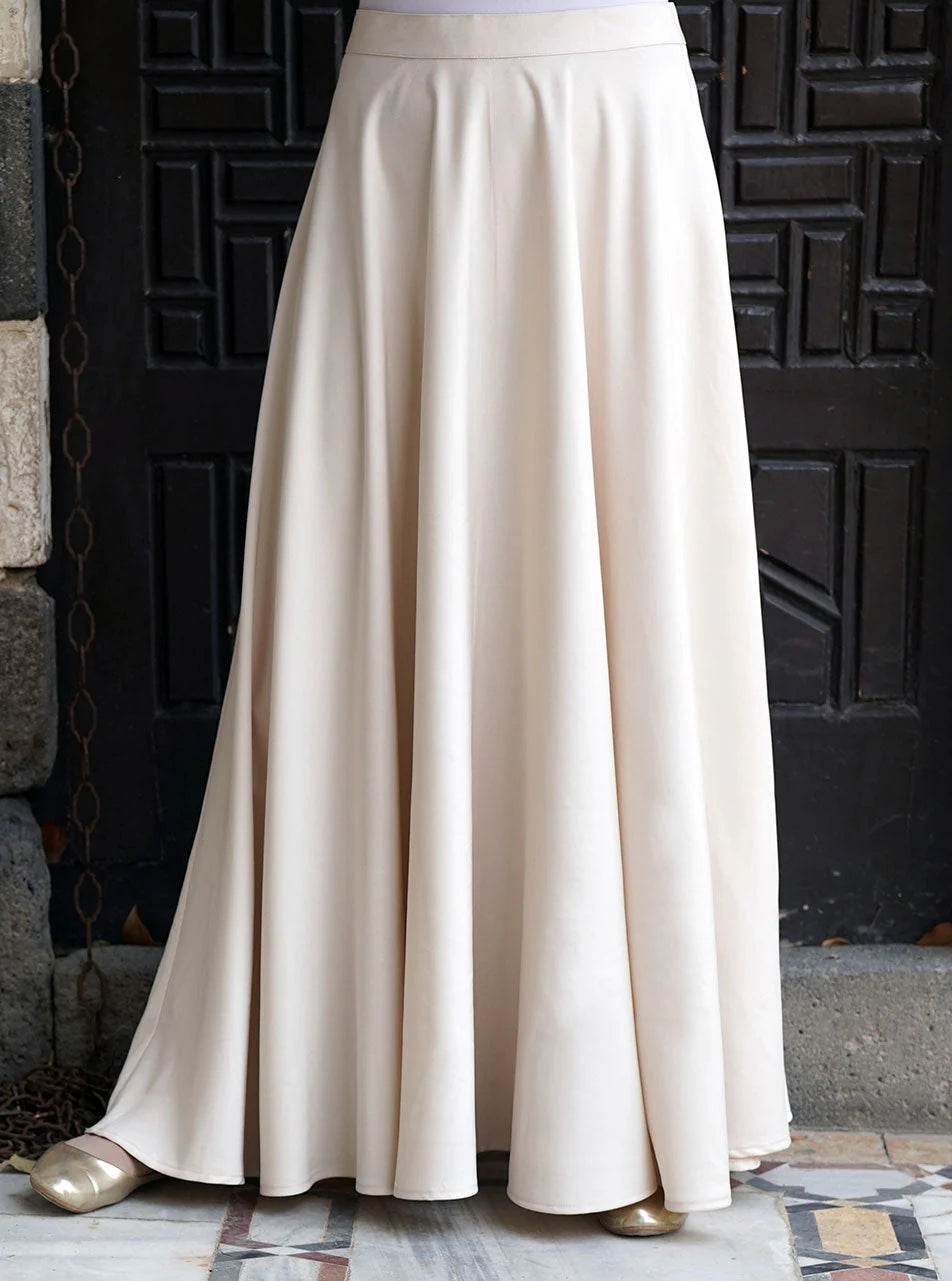Beige Flair Skirt