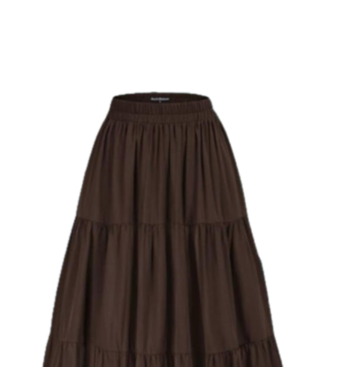 Brown Maxi Skirt