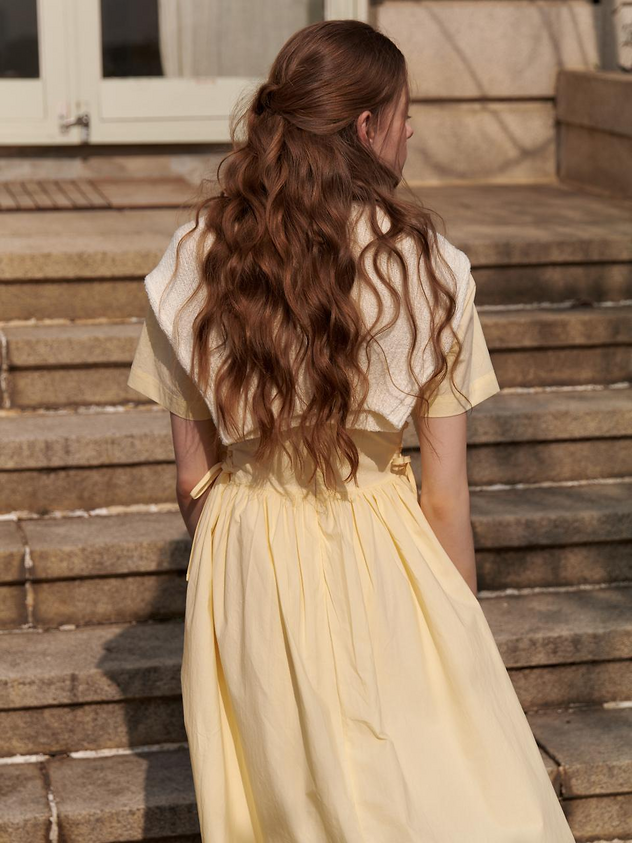 Butter yellow dress