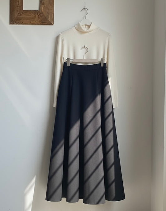 Black Umbrella Skirt