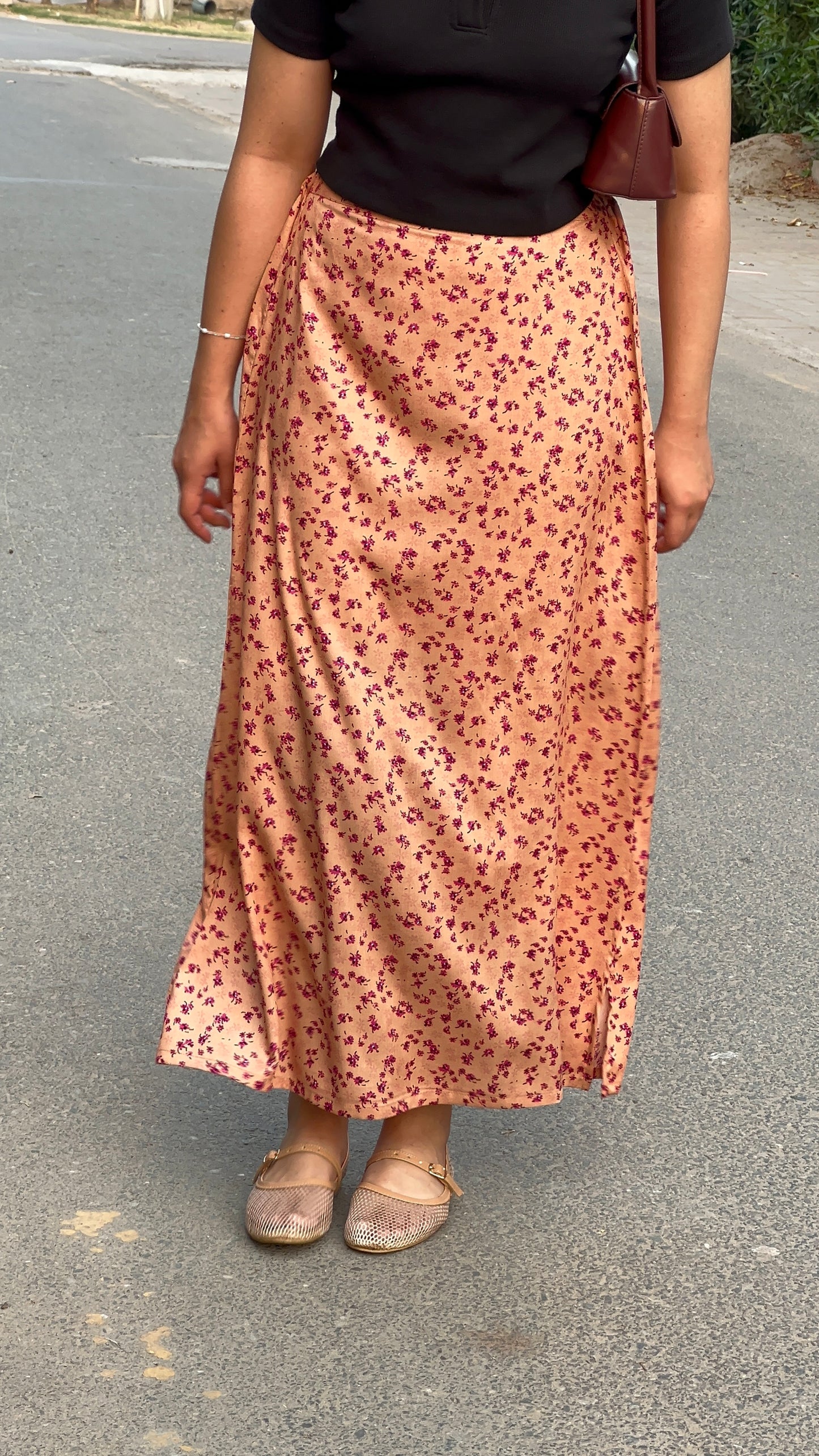Coral charm skirt