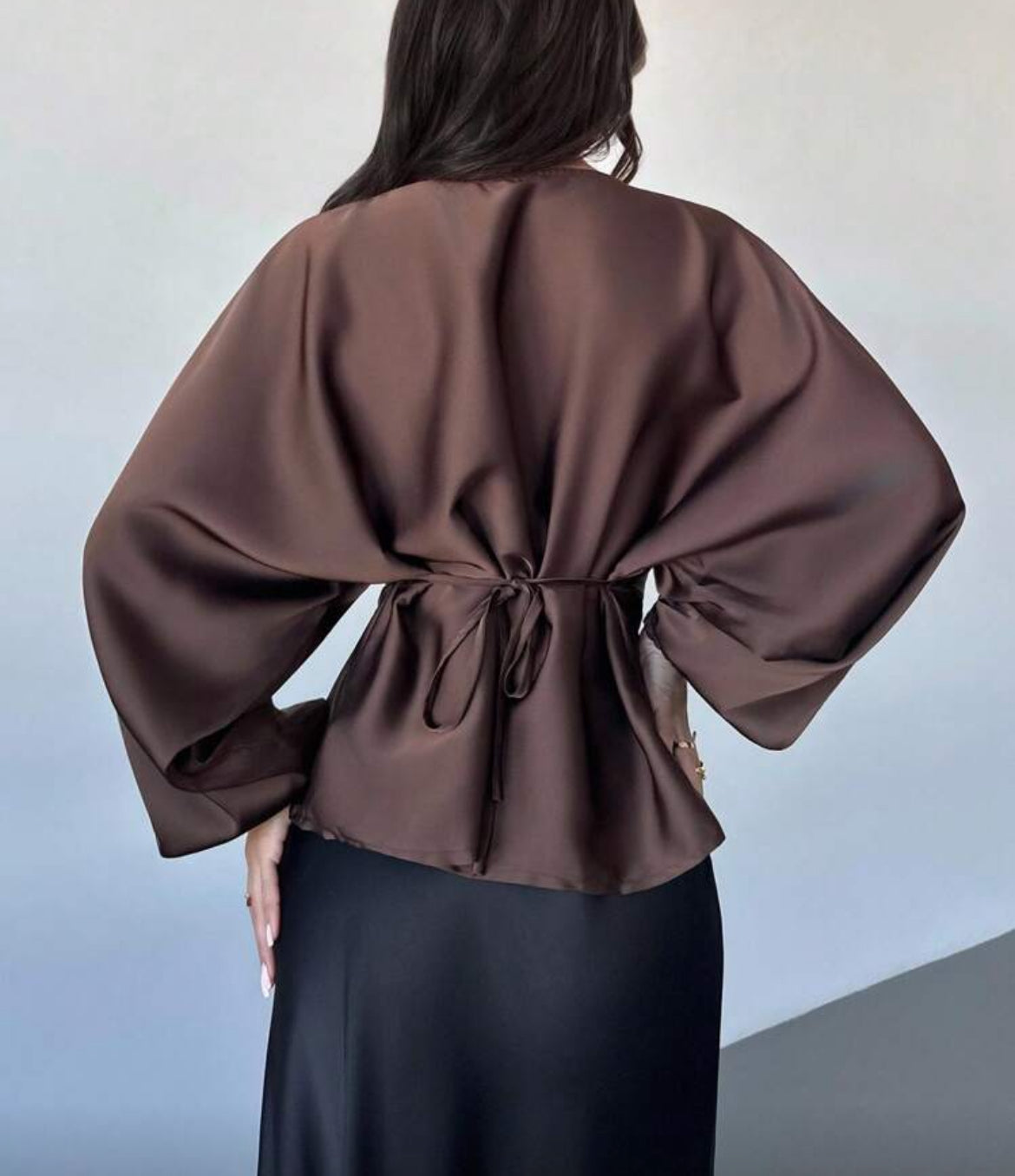 Satin Waist Tight Top