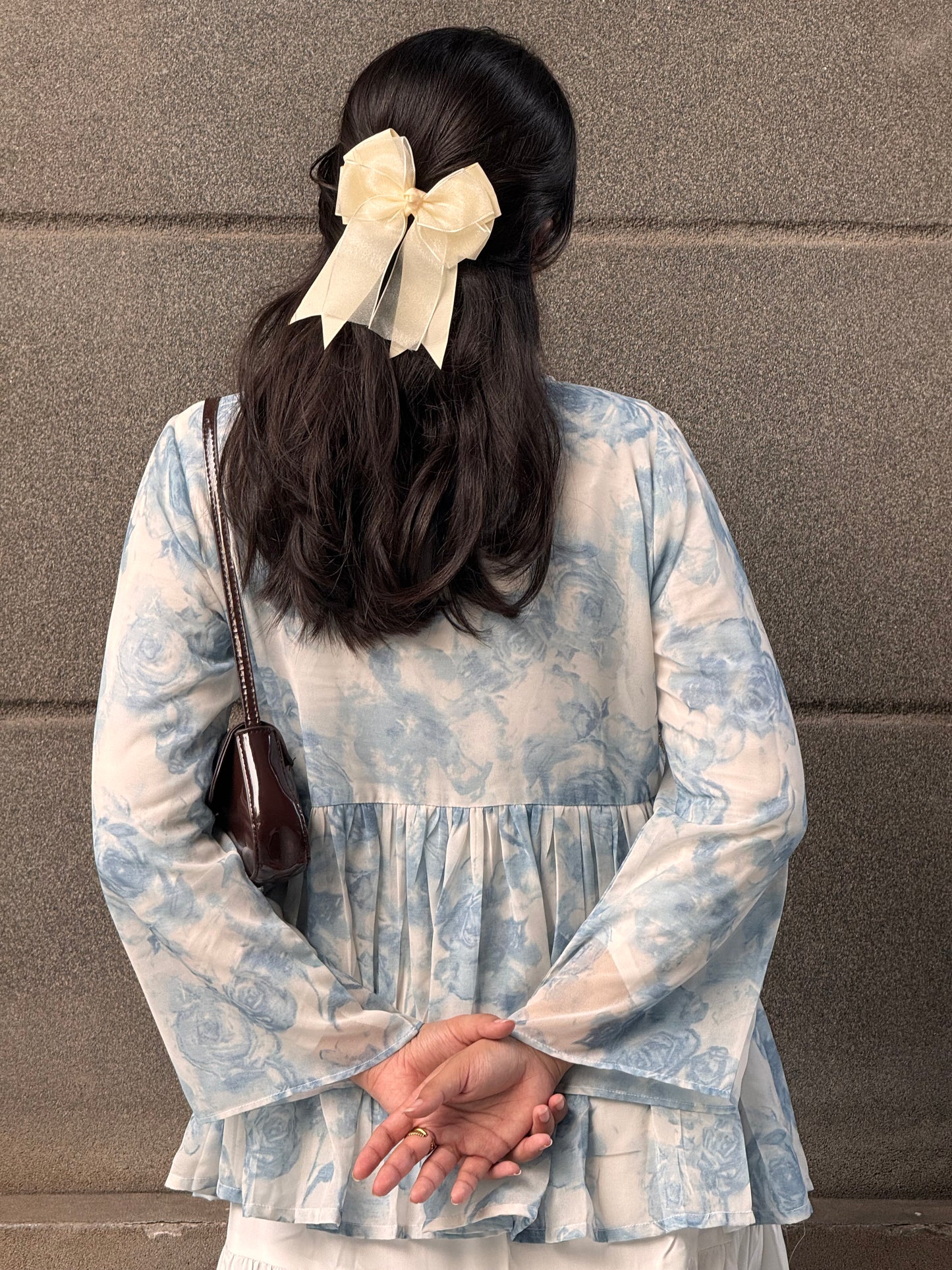 Blue Floral Fairy kurti