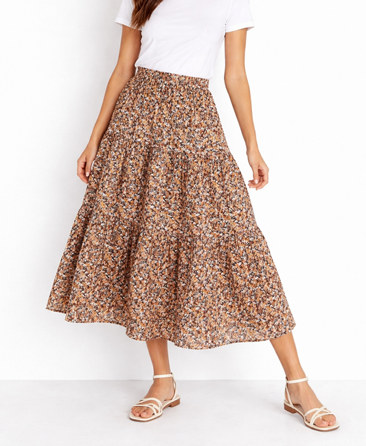 Sunbaked Floral Skirt