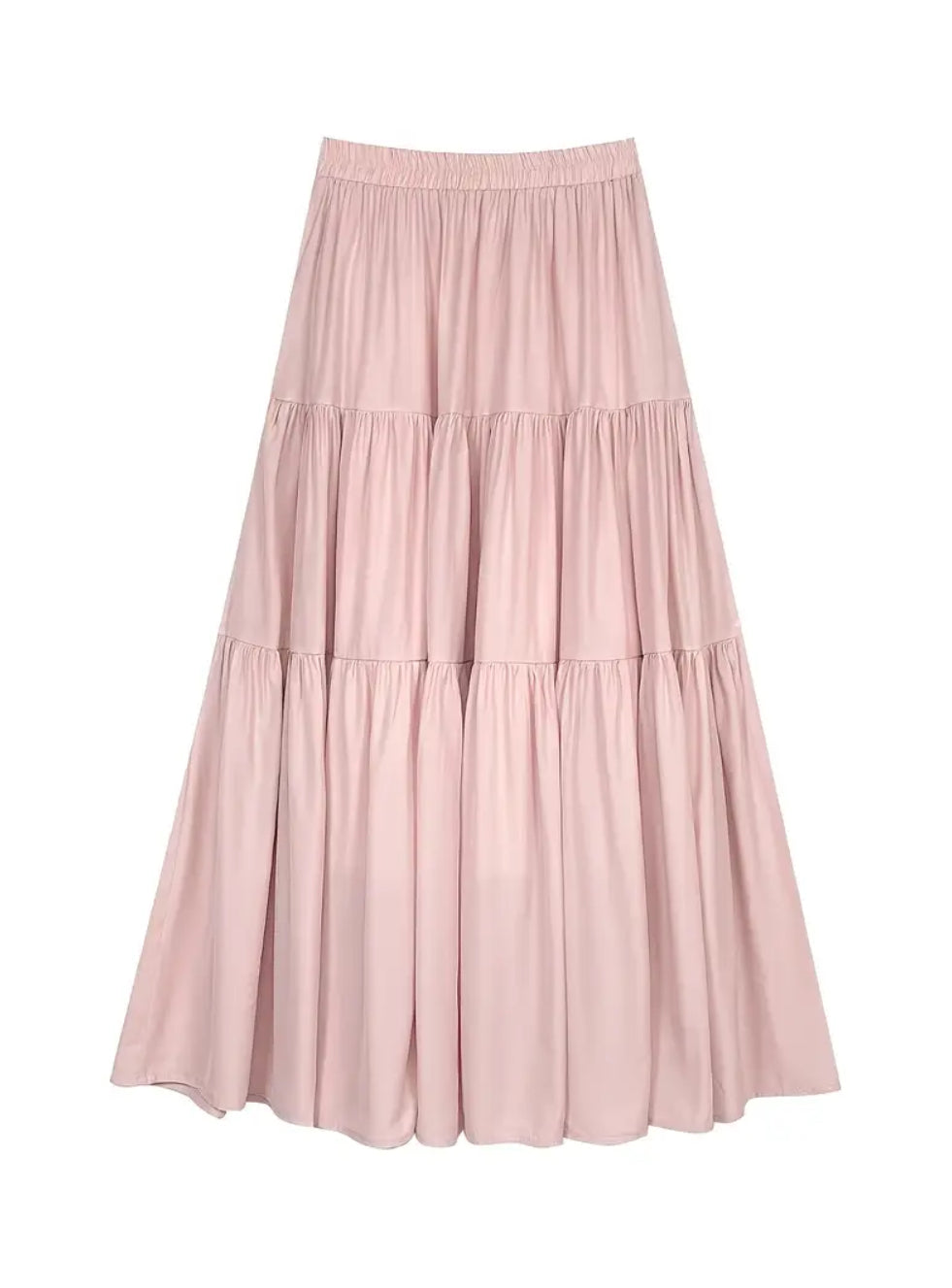 Pastel Pink Maxi Skirt