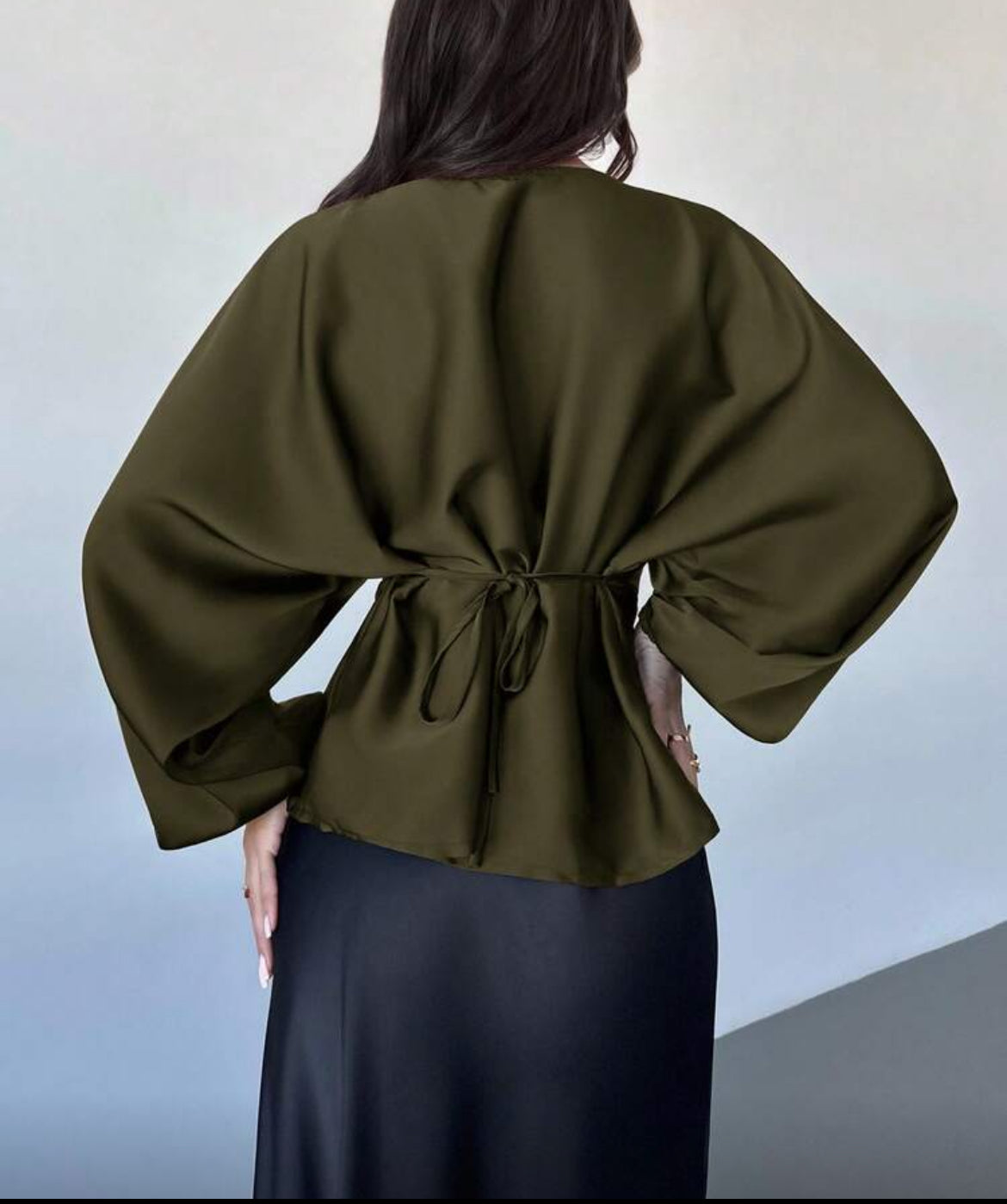 Satin Waist Tight Top