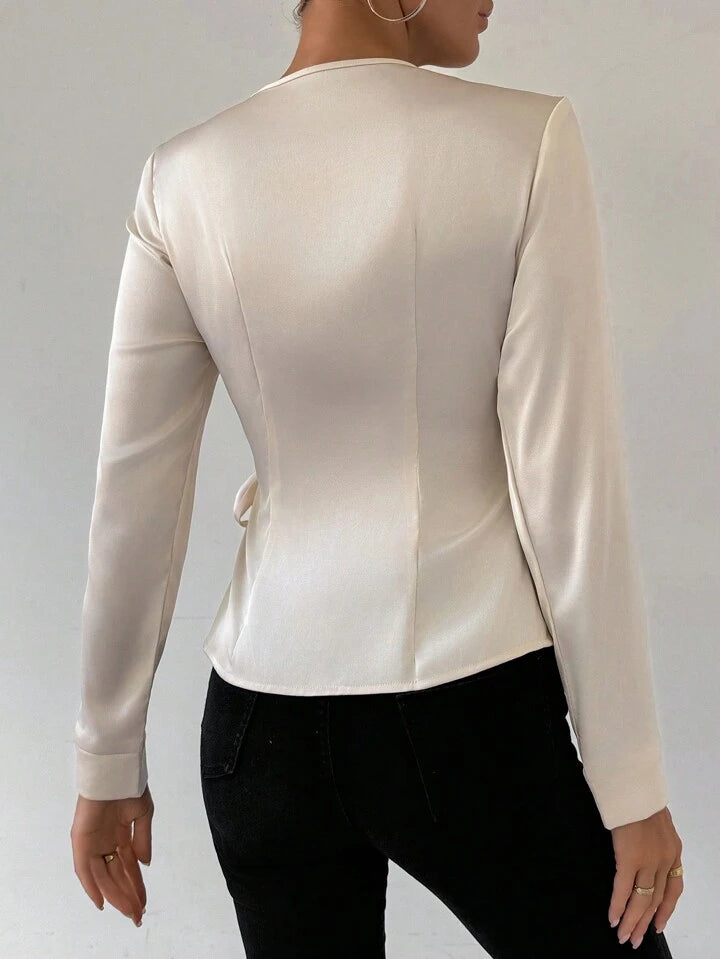 Silk Wrap top