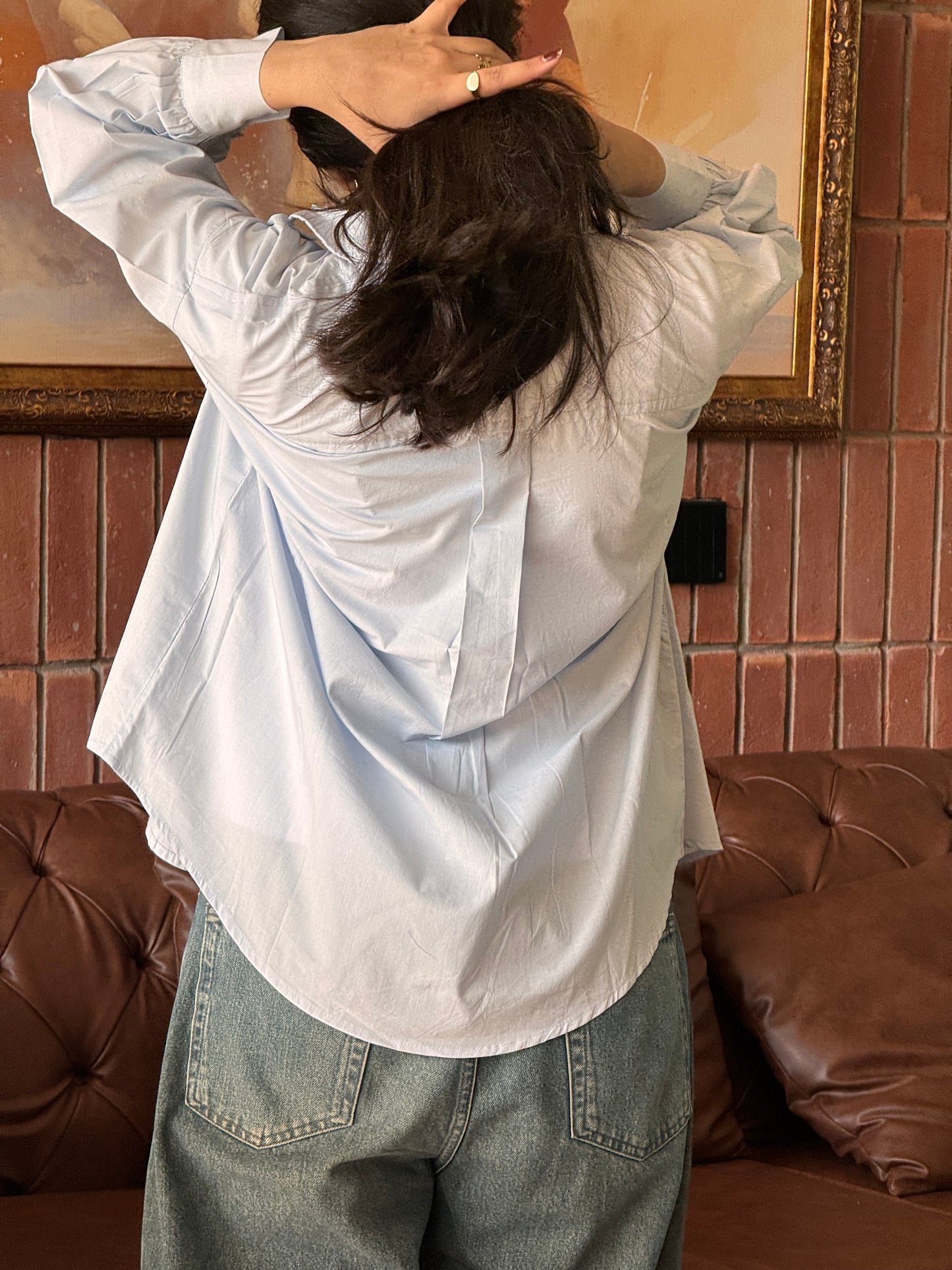Baby Blue Button Down
