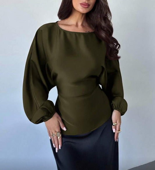 Satin Waist Tight Top