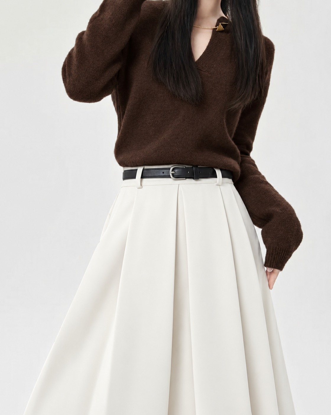 White Sleek Skirt