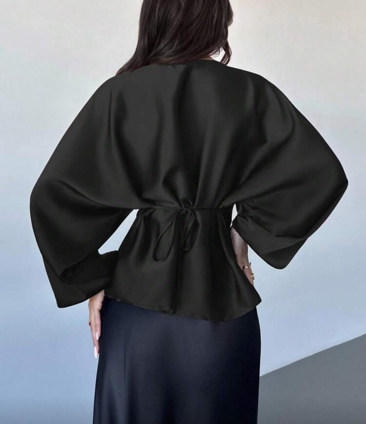 Satin Waist Tight Top