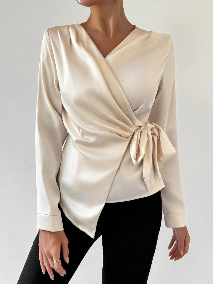 Silk Wrap top