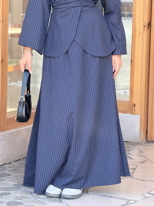 Pinstripe Umbrella Skirt