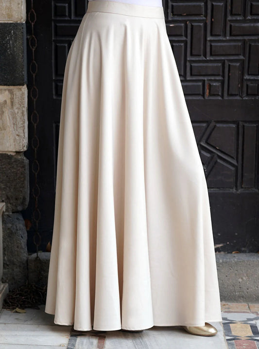 Beige Flair Skirt