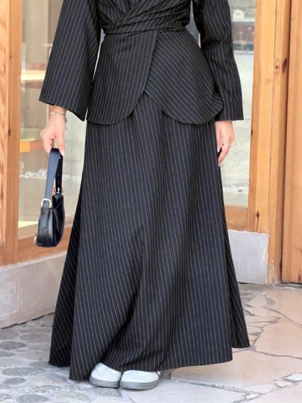 Ash Pinstripe Co-ord Set