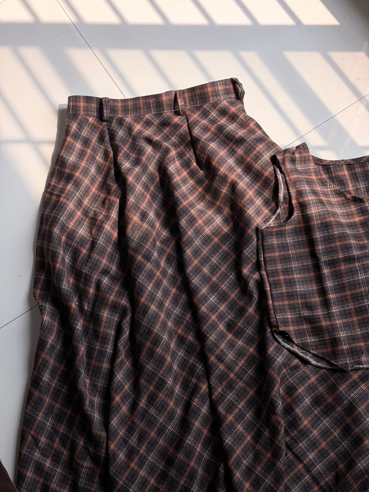 Autumn Check Skirt