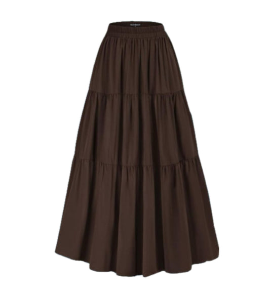 Brown Maxi Skirt