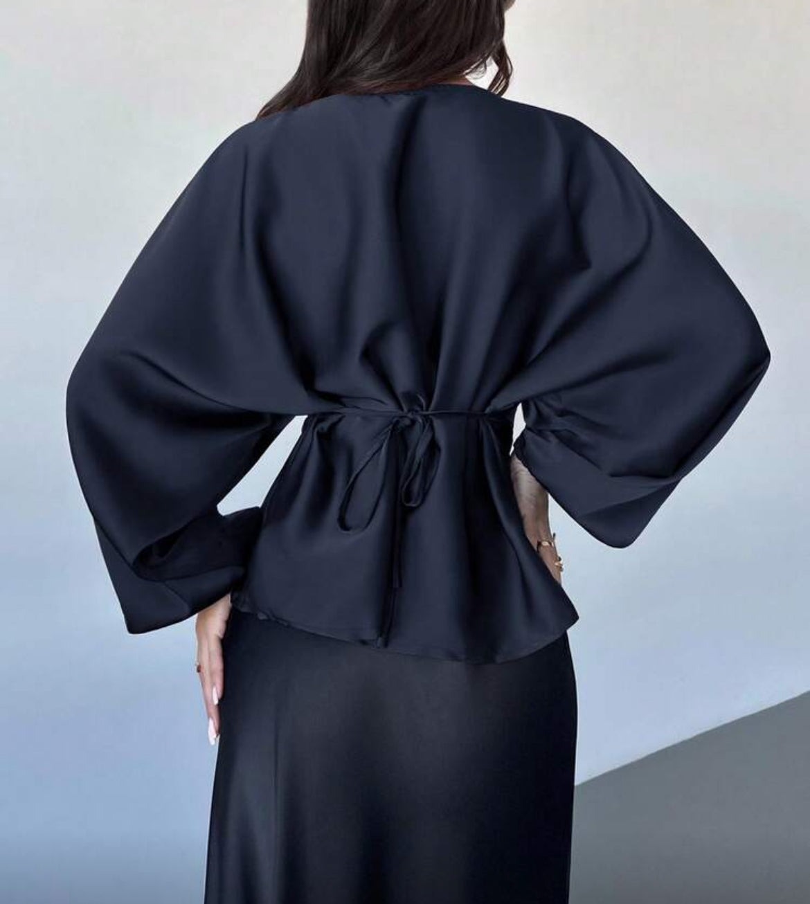 Satin Waist Tight Top