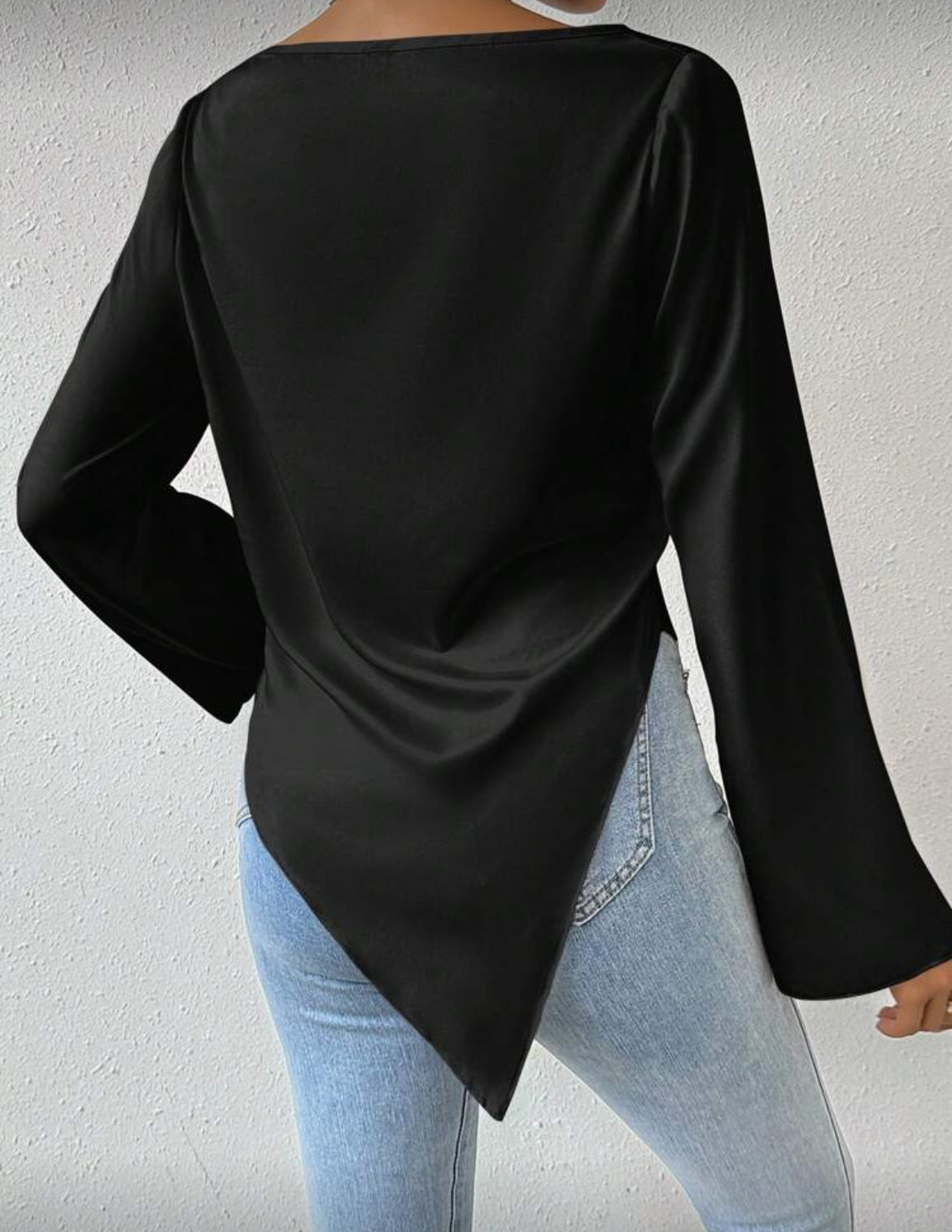 Cowl Satin Top