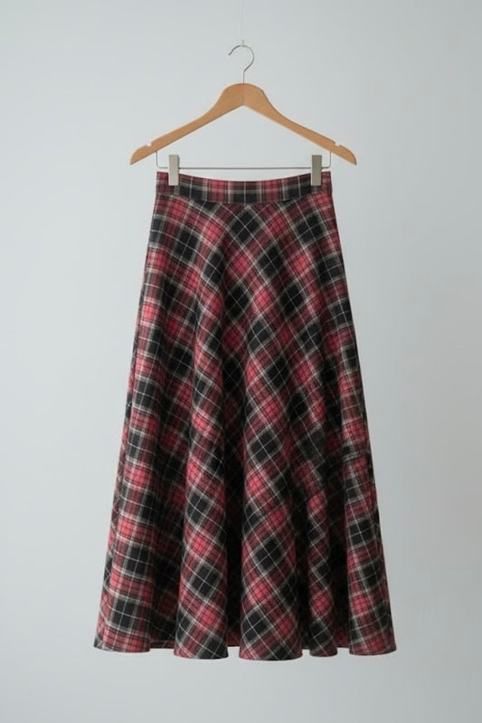 Plaid check Skirt