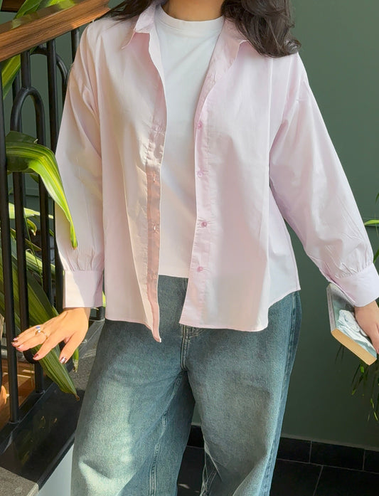 Baby Pink Button Down