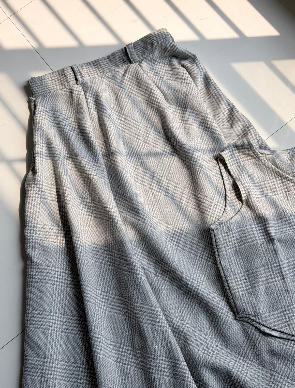 Misty Plaid Skirt