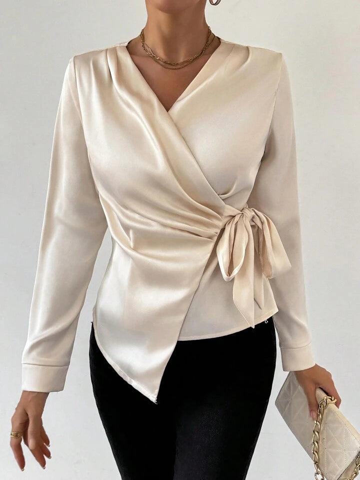 Silk Wrap top