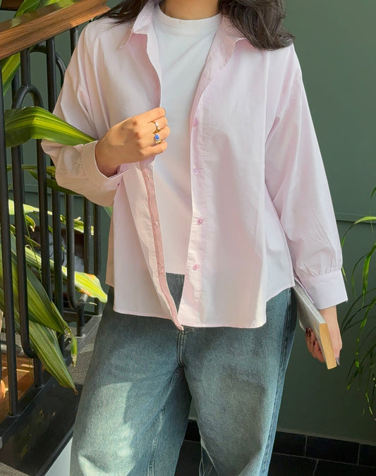 Baby Pink Button Down