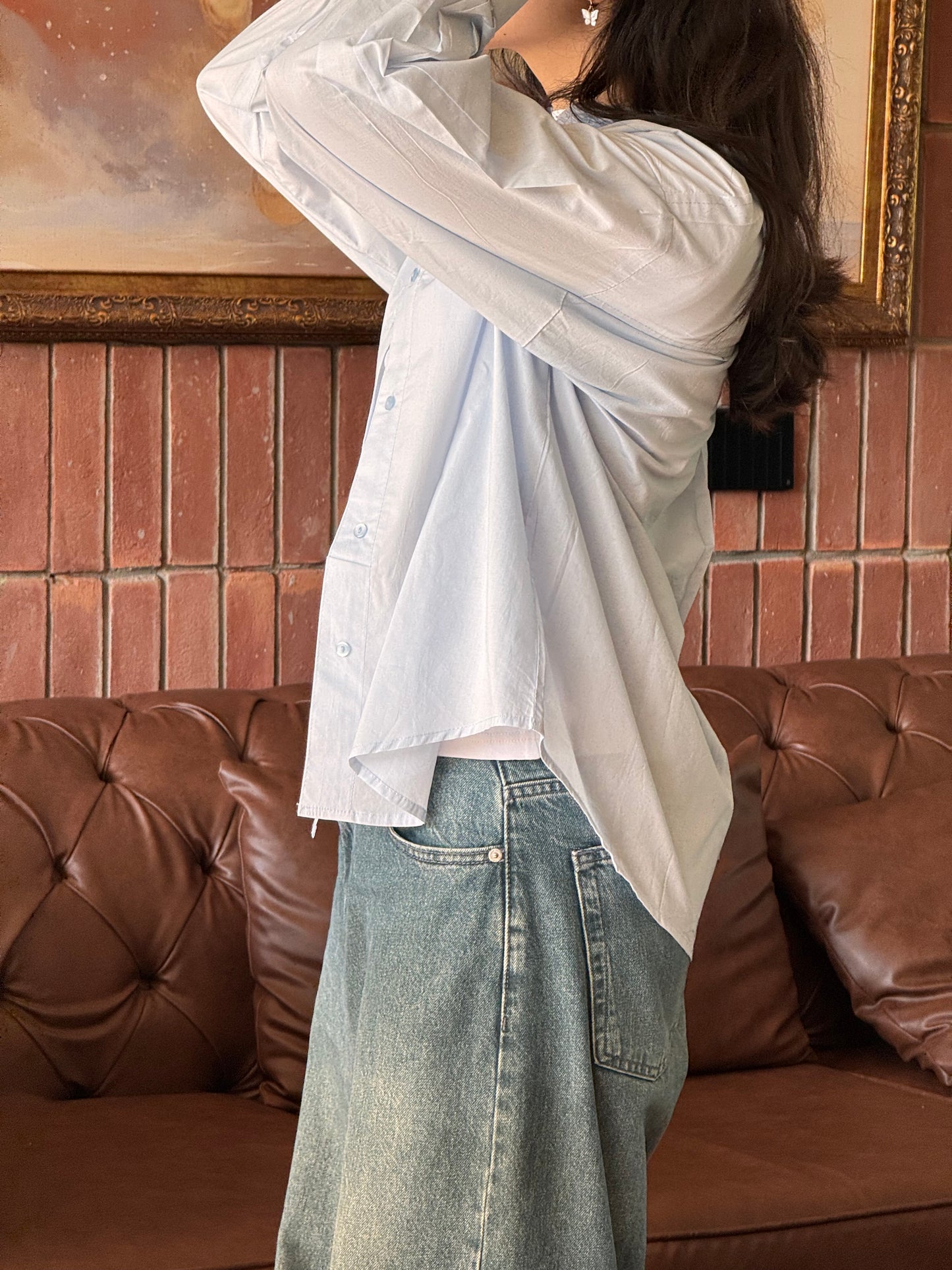 Baby Blue Button Down
