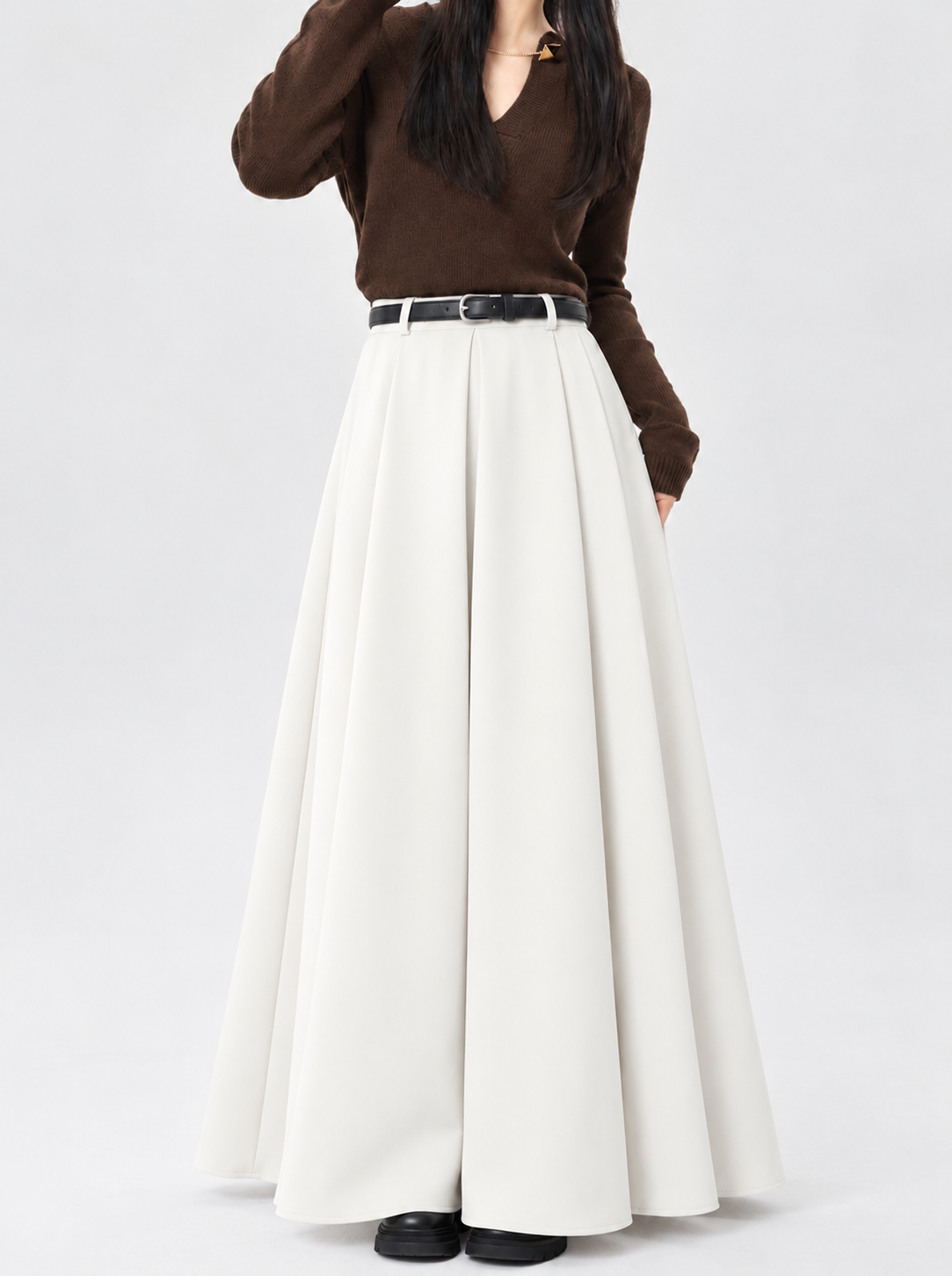 White Sleek Skirt