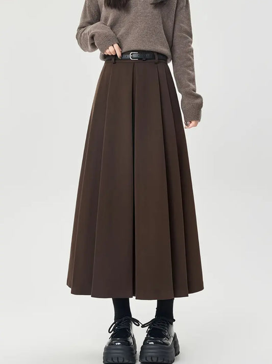 Brown Sleek Skirt