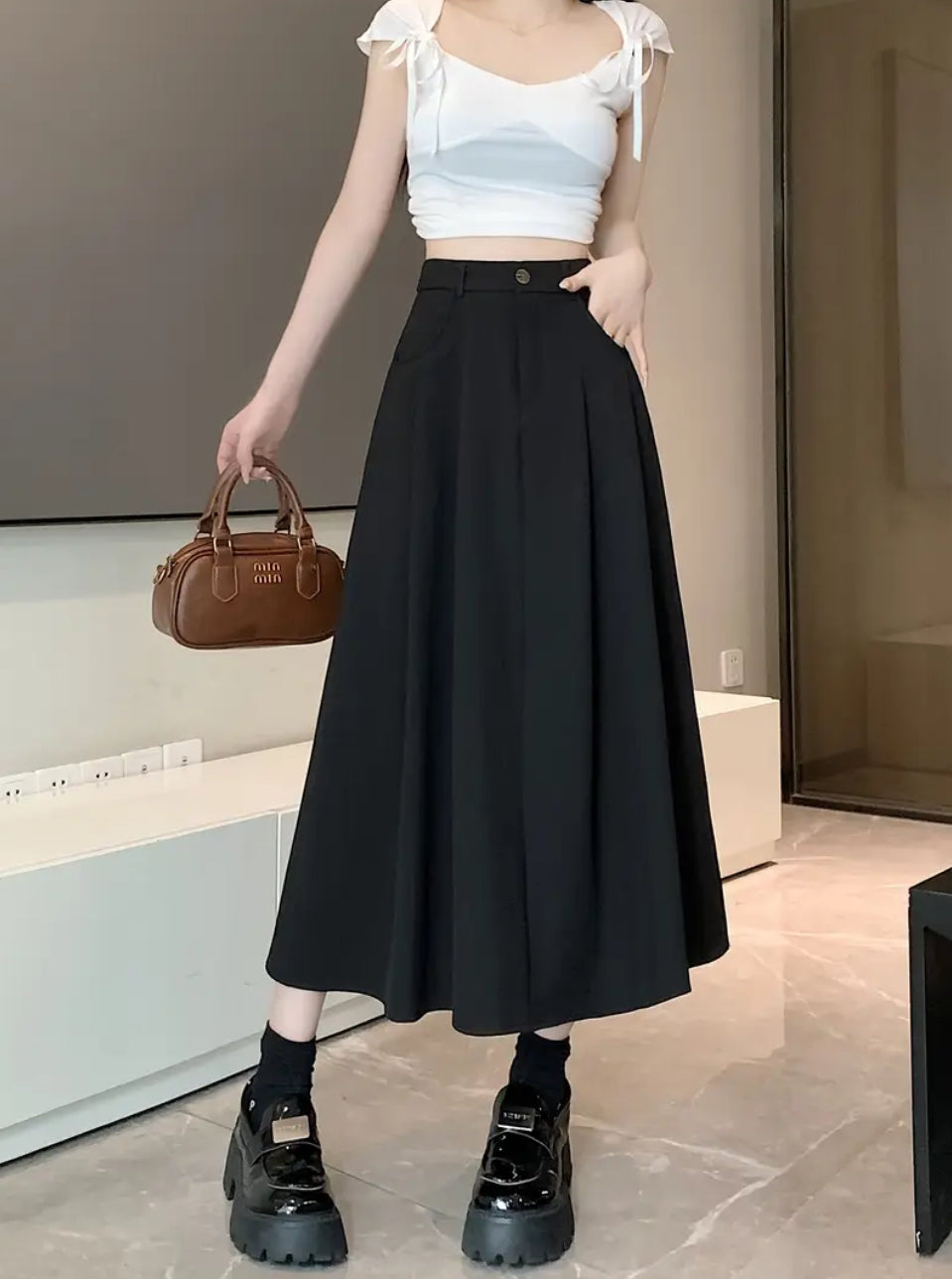 Black Maxi Skirt