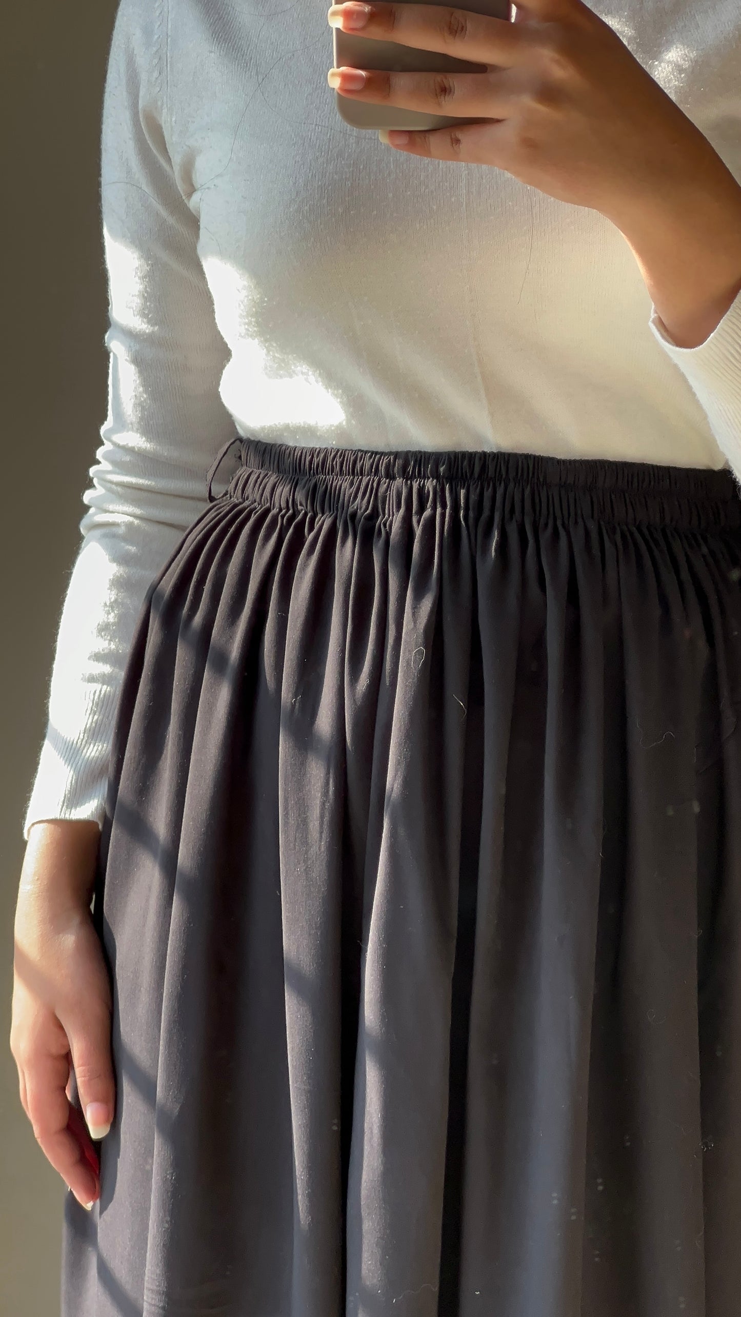 Black Straight Skirt