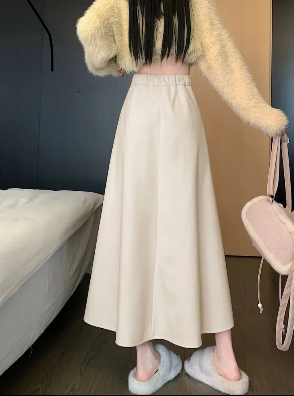 Beige Flair Skirt