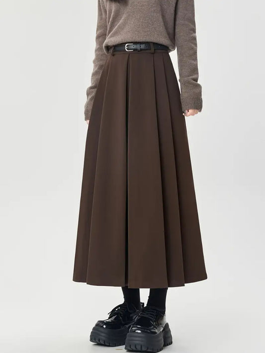 Brown Sleek Skirt