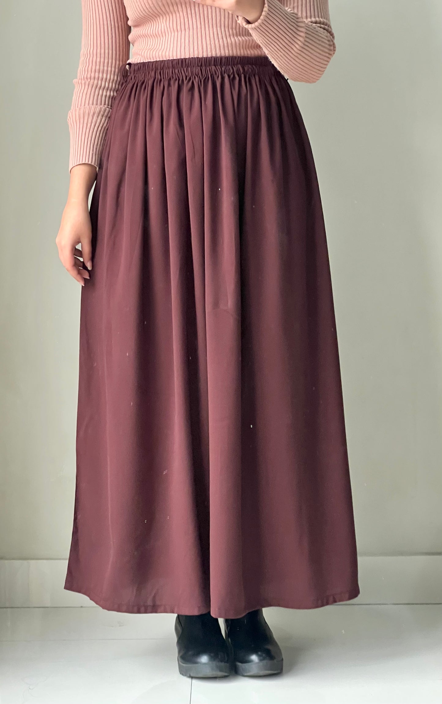 Brown Maxi Skirt