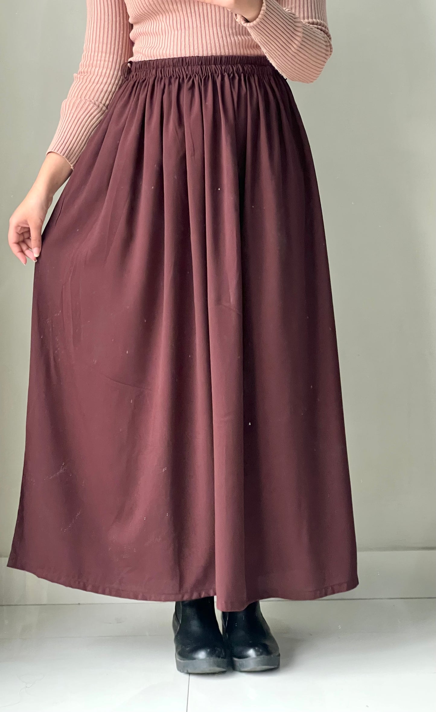 Brown Maxi Skirt