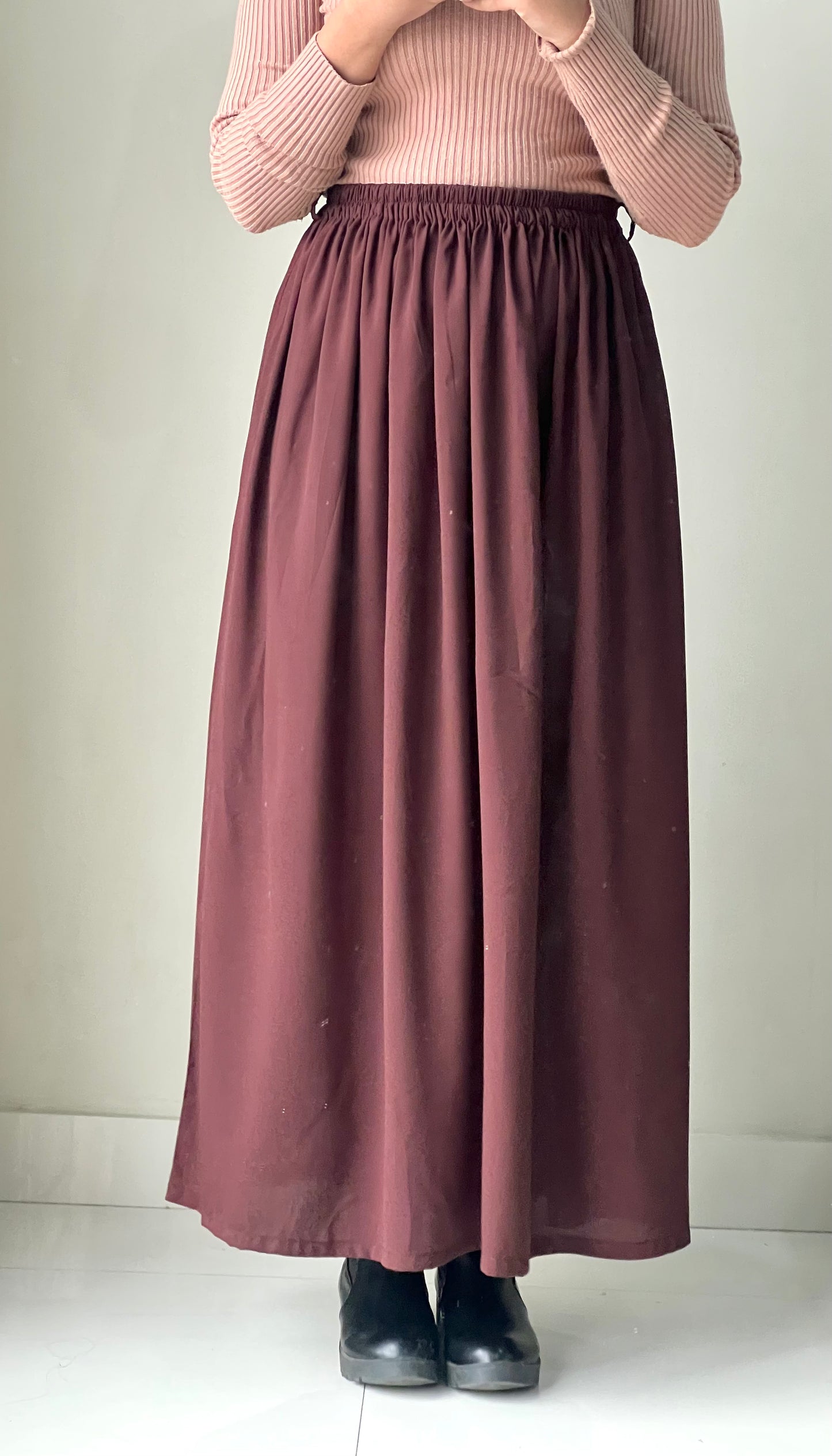 Brown Maxi Skirt